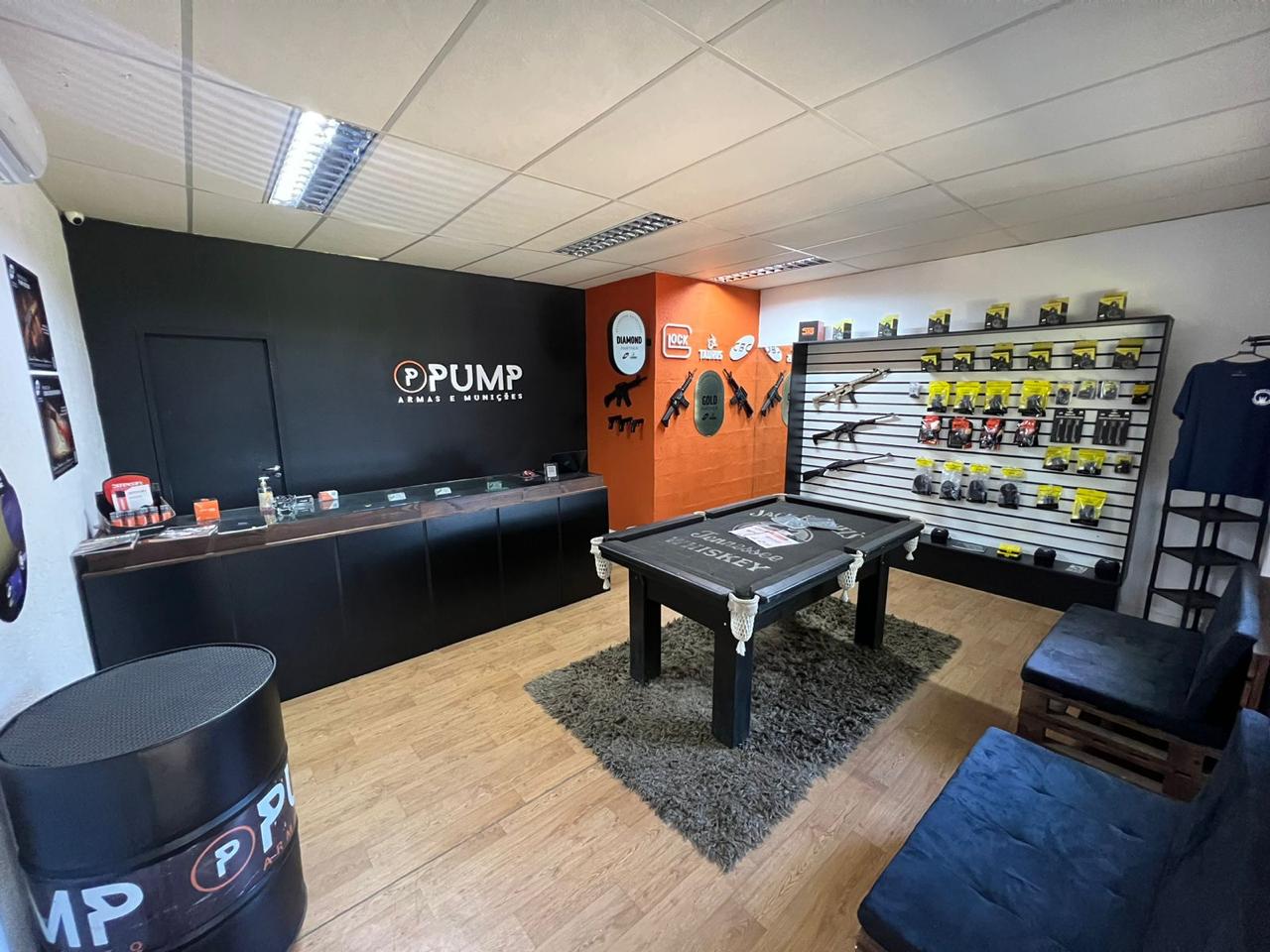 Showroom da PUMP Armas em Salvador/BA